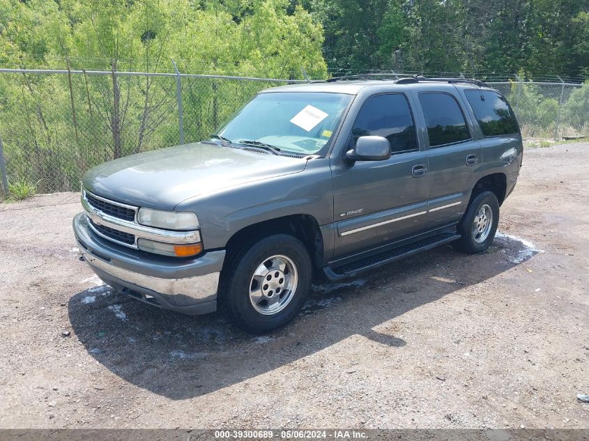 2001 Chevrolet Tahoe Lt VIN: 1GNEC13T51R129400 Lot: 39300689