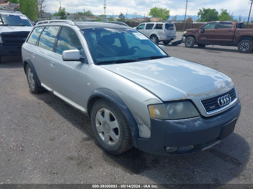 2002 Audi Allroad 2.7L VIN: WA1YD64B82N088317 Lot: 39300893