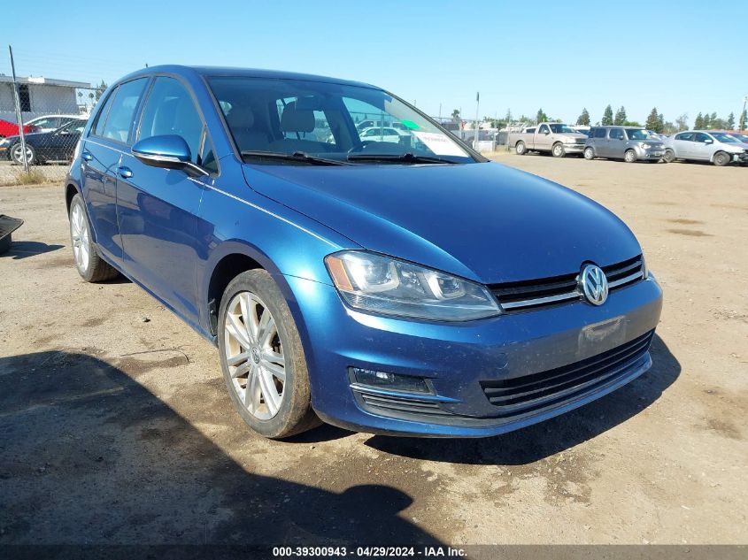 2015 Volkswagen Golf Tdi Se 4-Door VIN: 3VWRA7AU7FM089342 Lot: 39300943