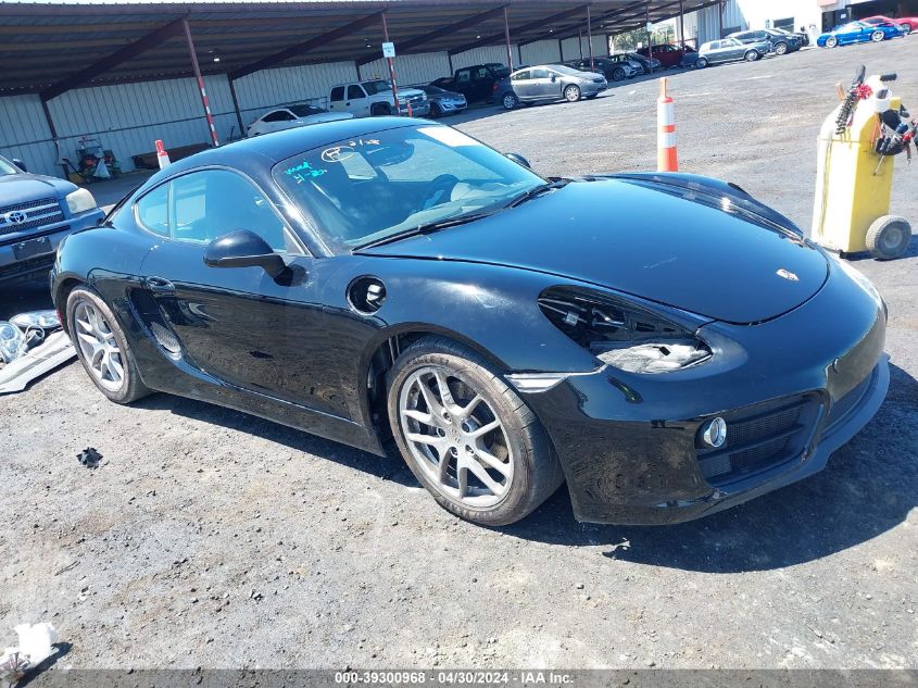 2015 Porsche Cayman VIN: WP0AA2A86FK163539 Lot: 39300968