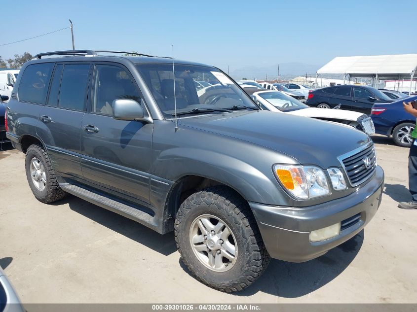 1999 Lexus Lx 470 VIN: JT6HT00W4X0063120 Lot: 39301026