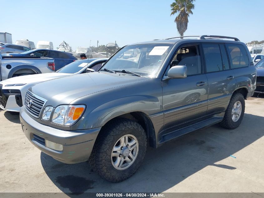 1999 Lexus Lx 470 VIN: JT6HT00W4X0063120 Lot: 39301026