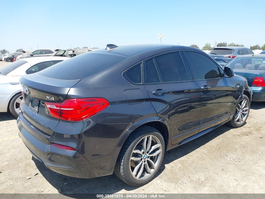 2017 BMW X4 xDrive28I VIN: 5UXXW3C30H0T79239 Lot: 39301070
