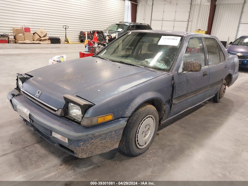 1988 Honda Accord Lx VIN: 1HGCA5533JA076836 Lot: 39301081