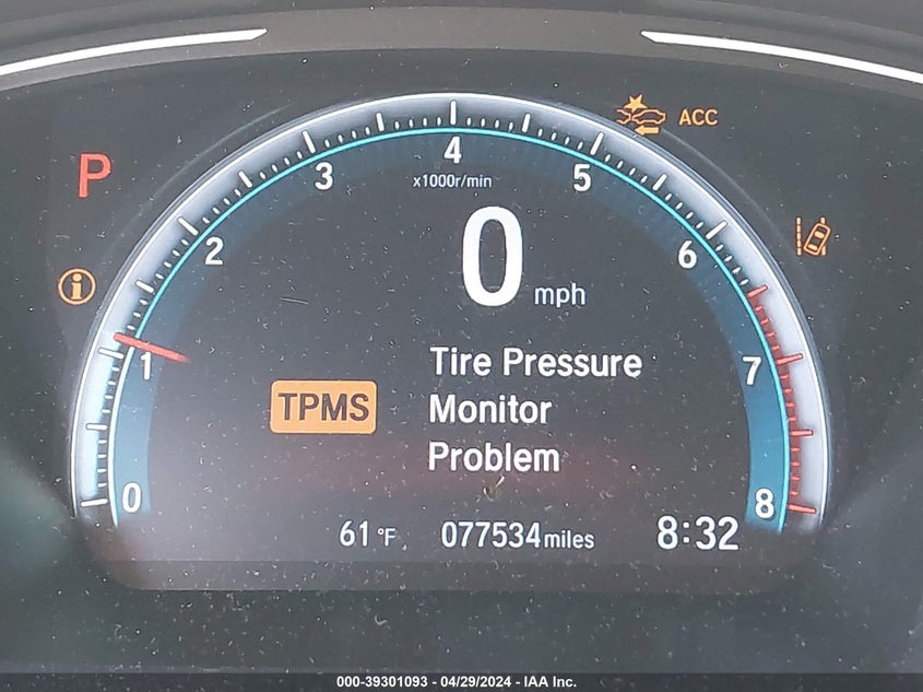 2020 HONDA CIVIC TOURING - 19XFC1F99LE200920