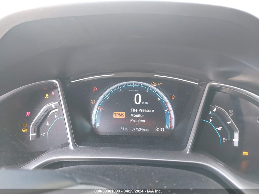 2020 HONDA CIVIC TOURING - 19XFC1F99LE200920