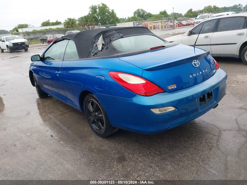 2007 Toyota Camry Solara Sle VIN: 4T1FA38P57U122555 Lot: 39301123