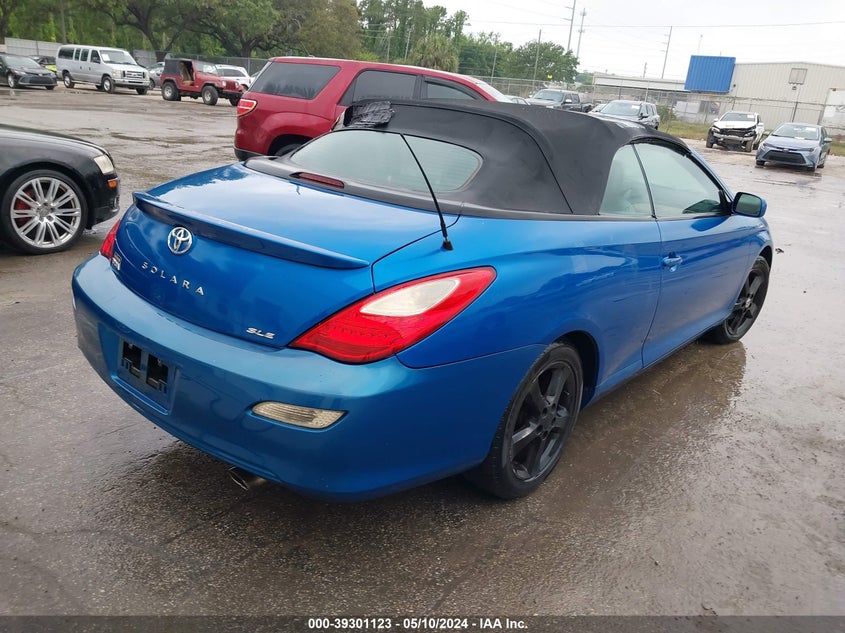 2007 Toyota Camry Solara Sle VIN: 4T1FA38P57U122555 Lot: 39301123
