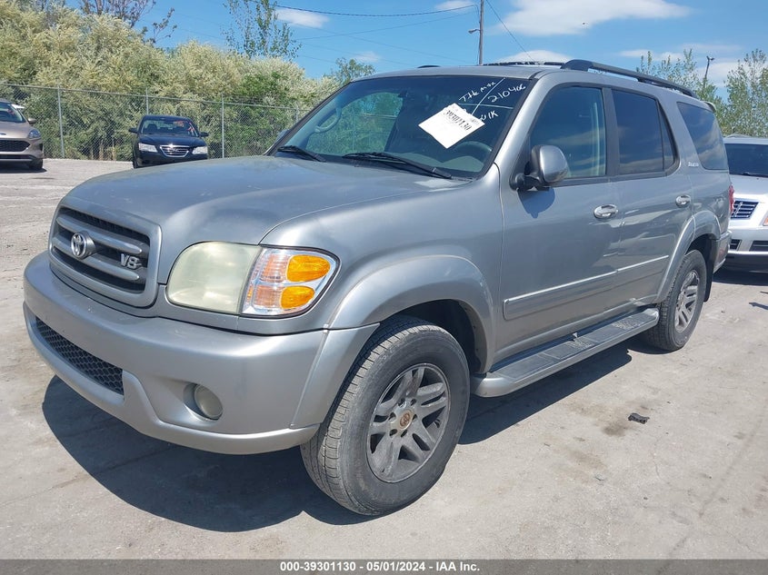 2004 Toyota Sequoia Limited V8 VIN: 5TDZT38A24S210406 Lot: 39301130