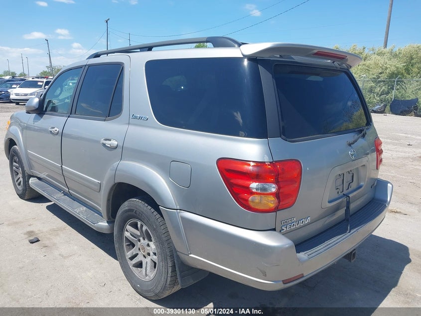 2004 Toyota Sequoia Limited V8 VIN: 5TDZT38A24S210406 Lot: 39301130