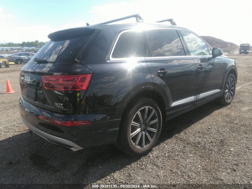 2017 Audi Q7 3.0T Premium VIN: WA1VABF78HD008591 Lot: 39301133