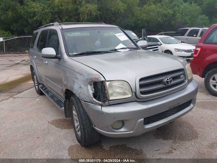 2003 Toyota Sequoia Sr5 V8 VIN: 5TDZT34AX3S147902 Lot: 39301170