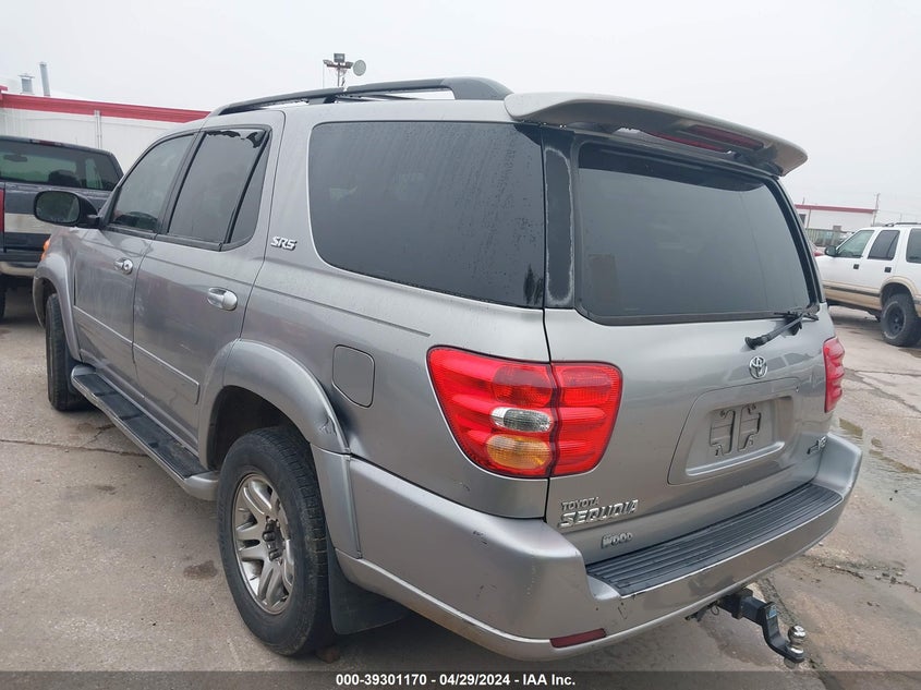 2003 Toyota Sequoia Sr5 V8 VIN: 5TDZT34AX3S147902 Lot: 39301170