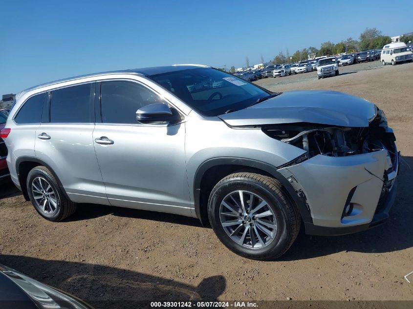 2017 Toyota Highlander Xle VIN: 5TDKZRFH2HS513355 Lot: 39301242