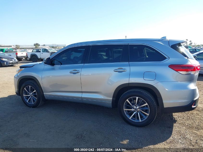 2017 Toyota Highlander Xle VIN: 5TDKZRFH2HS513355 Lot: 39301242