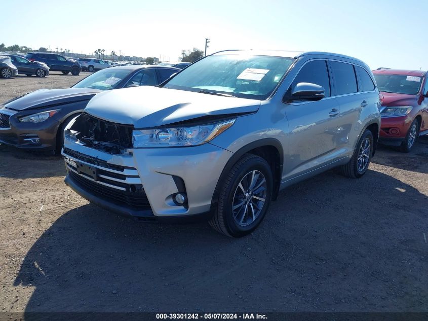 2017 Toyota Highlander Xle VIN: 5TDKZRFH2HS513355 Lot: 39301242