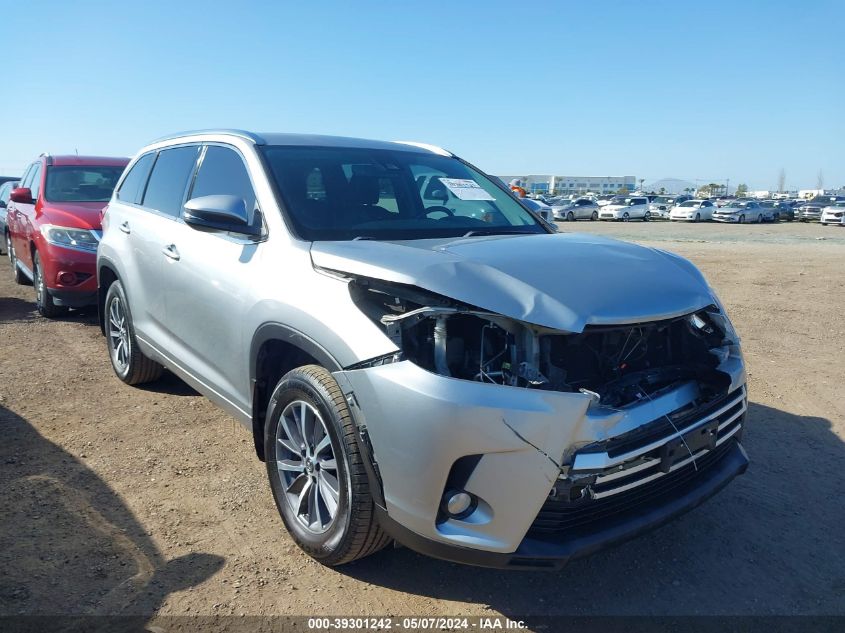 2017 Toyota Highlander Xle VIN: 5TDKZRFH2HS513355 Lot: 39301242