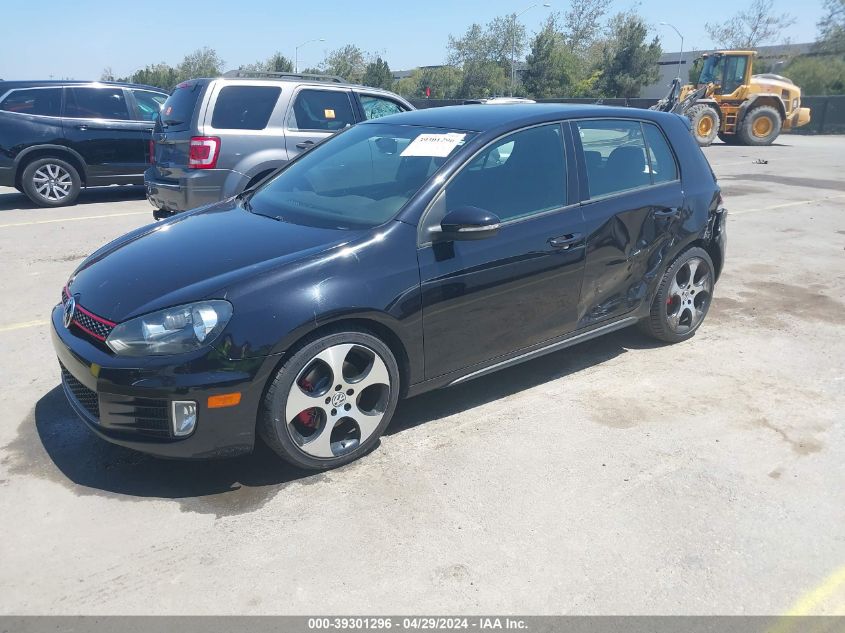 2013 Volkswagen Gti 4-Door VIN: WVWGV7AJ2DW125780 Lot: 39301296