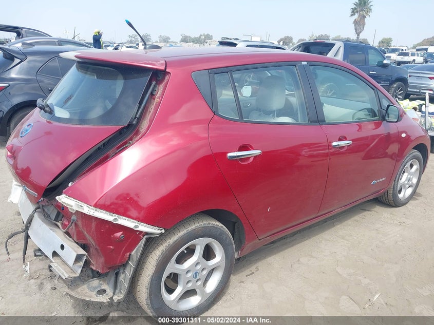 2011 Nissan Leaf Sl VIN: JN1AZ0CP3BT001733 Lot: 39301311