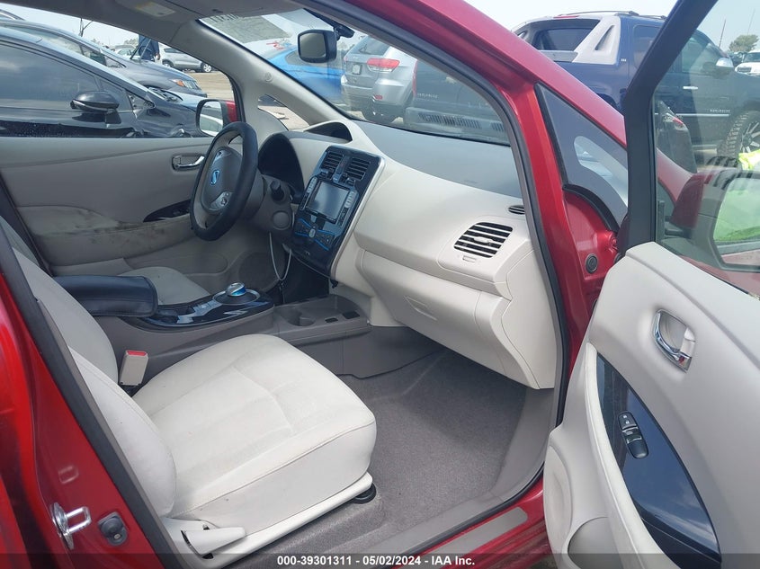 2011 Nissan Leaf Sl VIN: JN1AZ0CP3BT001733 Lot: 39301311
