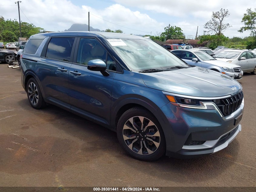 2022 Kia Carnival Mpv Ex VIN: KNDNC5H34N6091075 Lot: 39301441