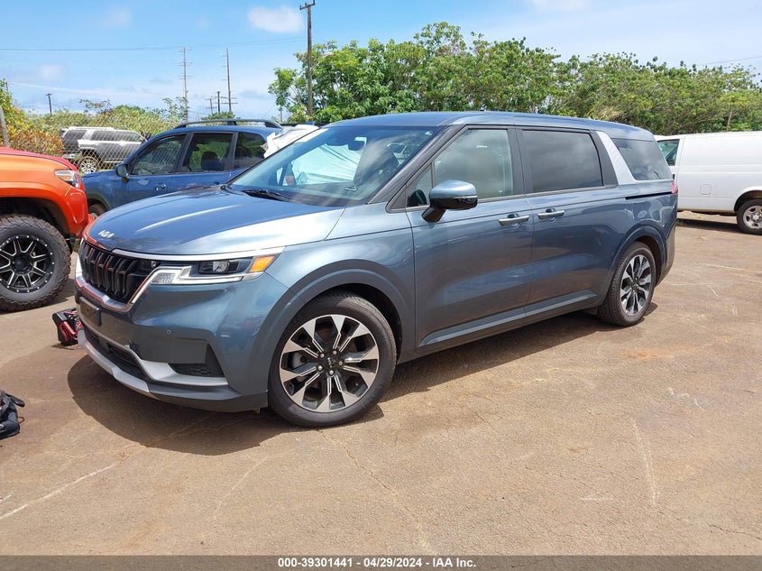 2022 Kia Carnival Mpv Ex VIN: KNDNC5H34N6091075 Lot: 39301441