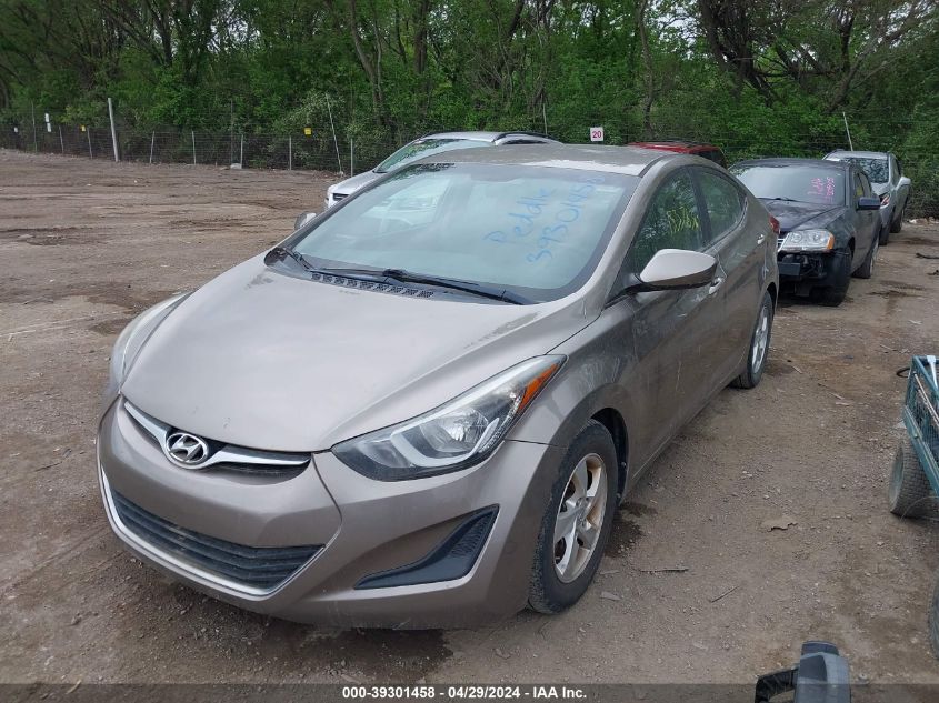 5NPDH4AEXFH561913 | 2015 HYUNDAI ELANTRA