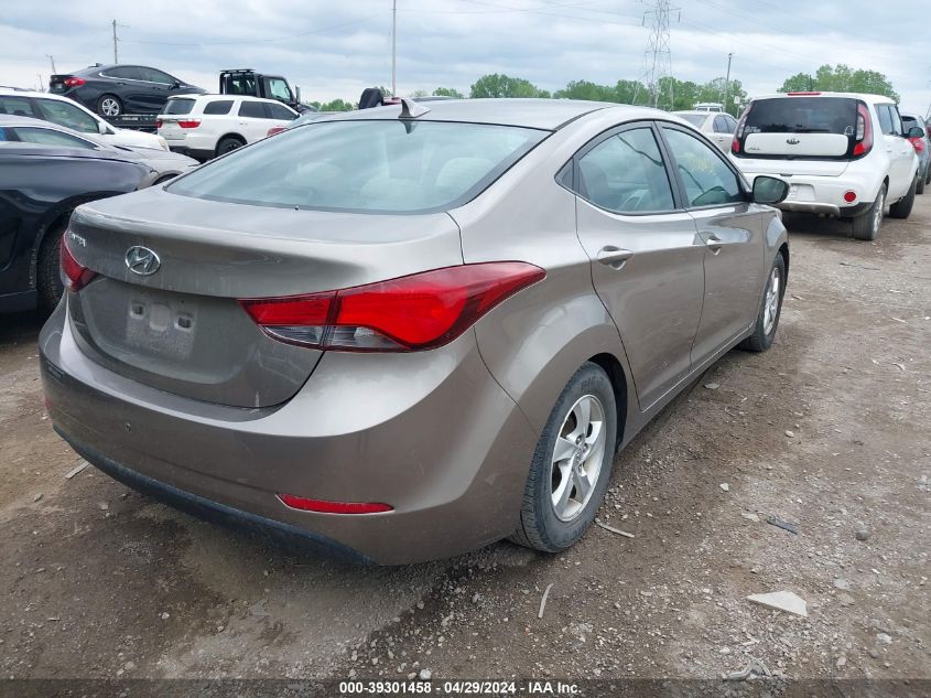 5NPDH4AEXFH561913 | 2015 HYUNDAI ELANTRA