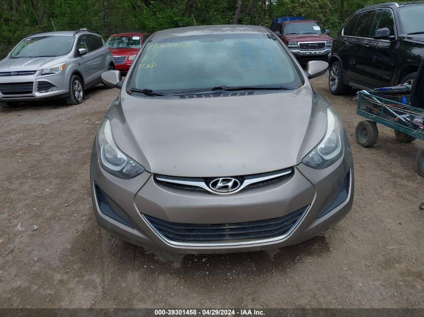 5NPDH4AEXFH561913 | 2015 HYUNDAI ELANTRA