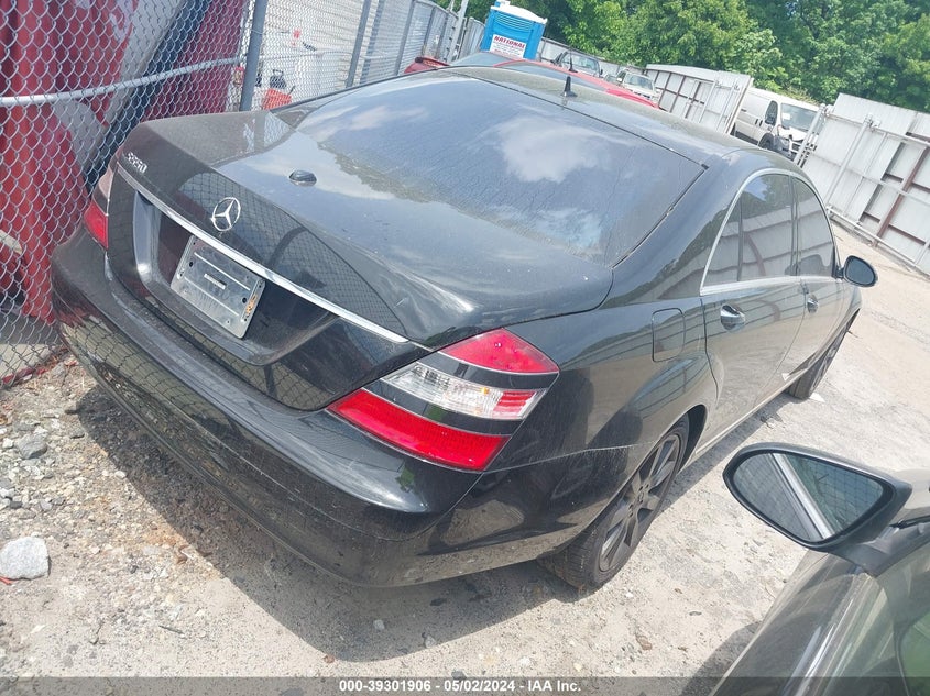 2007 Mercedes-Benz S 550 VIN: WDDNG71X67A059697 Lot: 39301906