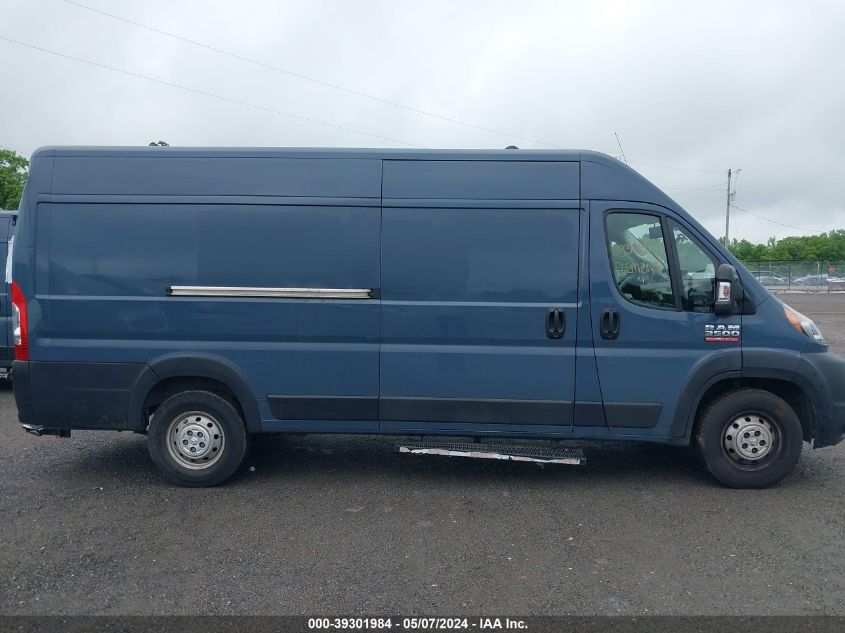 2019 Ram Promaster 3500 Cargo Van High Roof 159 Wb Ext VIN: 3C6URVJG4KE564073 Lot: 39301984