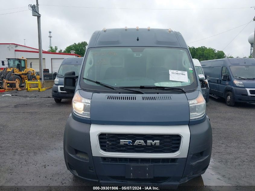 2020 Ram Promaster 3500 Cargo Van High Roof 159 Wb Ext VIN: 3C6URVJG3LE116876 Lot: 39301986