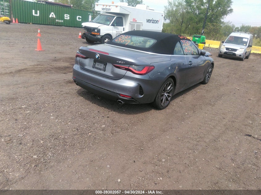 2022 BMW 430I VIN: WBA43AT03NCH67518