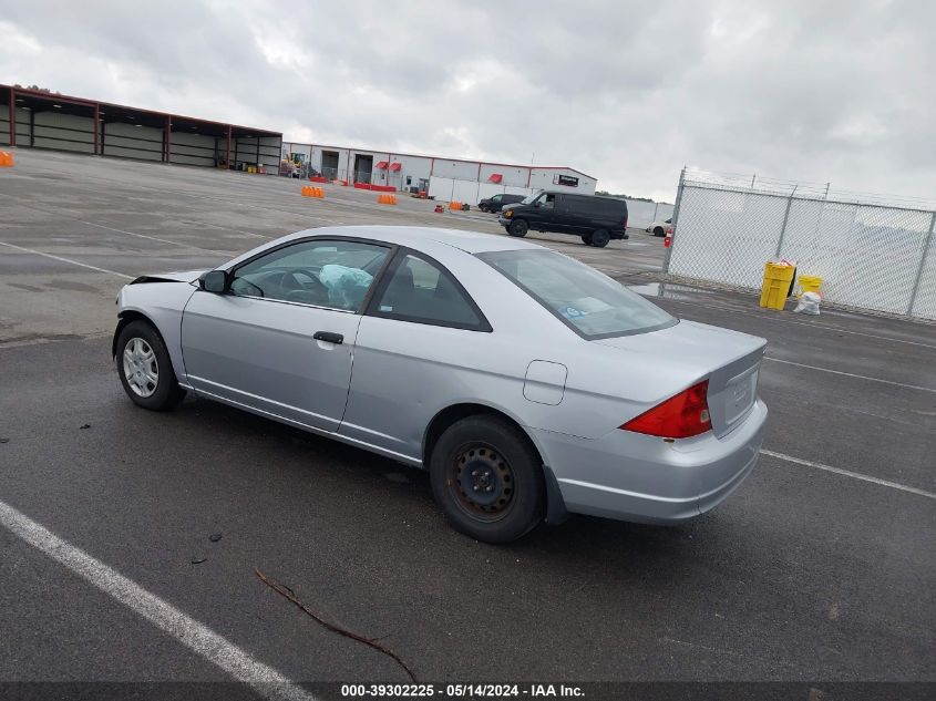 2001 Honda Civic Lx VIN: 1HGEM22531L061777 Lot: 39302225