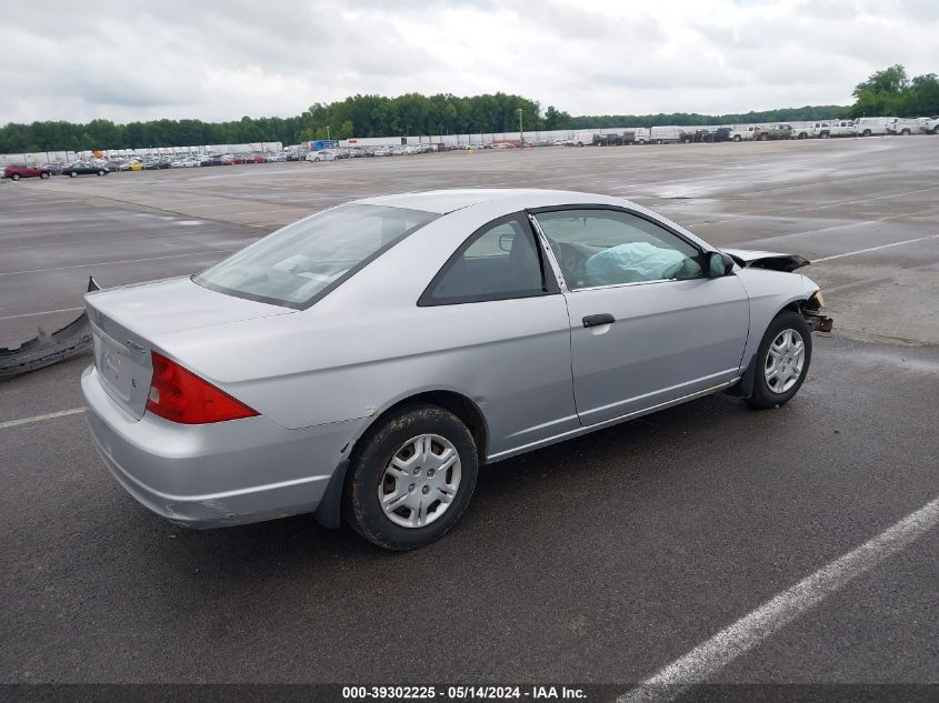 2001 Honda Civic Lx VIN: 1HGEM22531L061777 Lot: 39302225