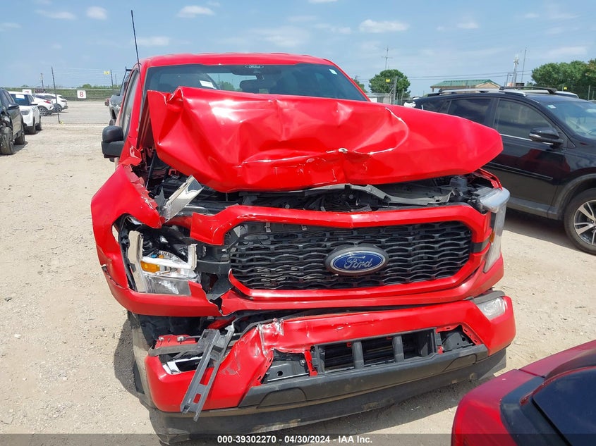 VIN 1FTEW1CP9NKD37524 2022 FORD F-150 XL