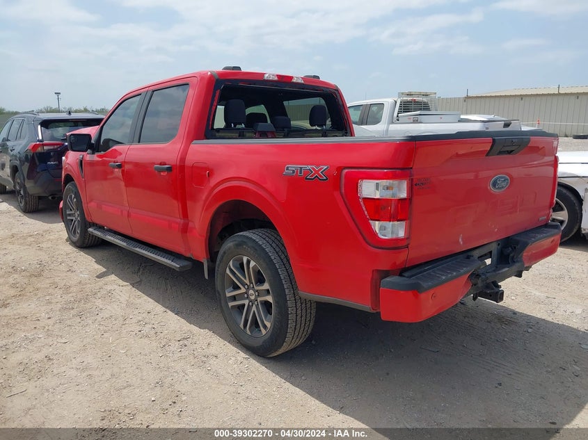 VIN 1FTEW1CP9NKD37524 2022 FORD F-150 XL