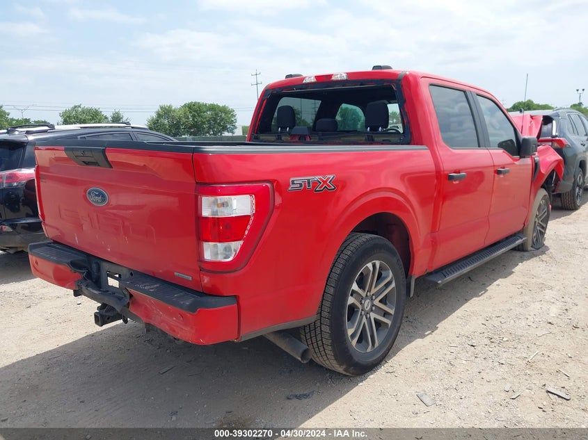 VIN 1FTEW1CP9NKD37524 2022 FORD F-150 XL