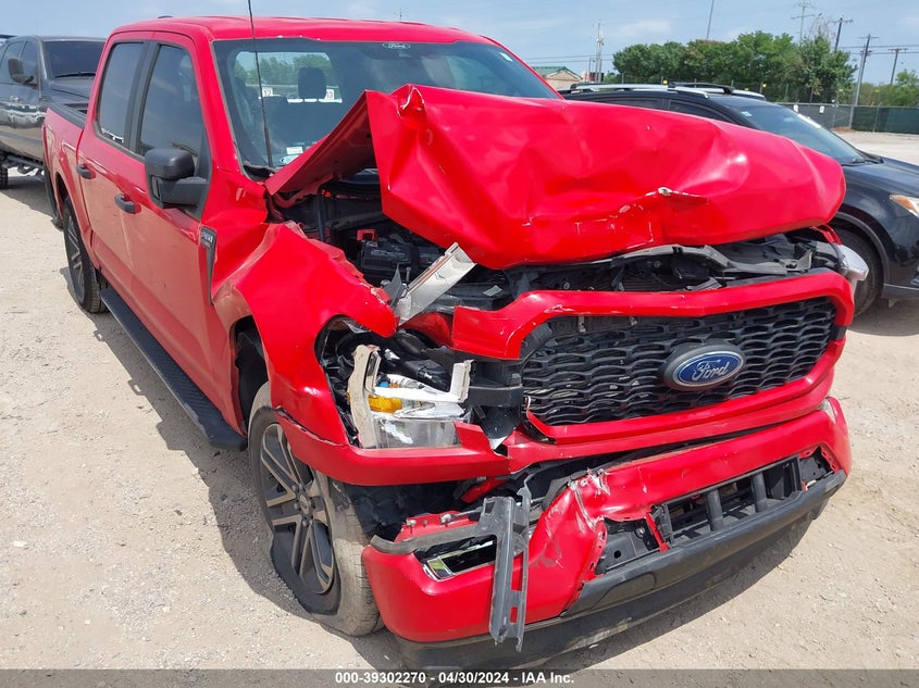 VIN 1FTEW1CP9NKD37524 2022 FORD F-150 XL