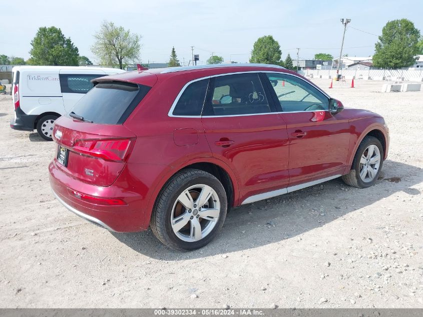 2018 Audi Q5 VIN: WA1BNAFY0J2083197 Lot: 39302334