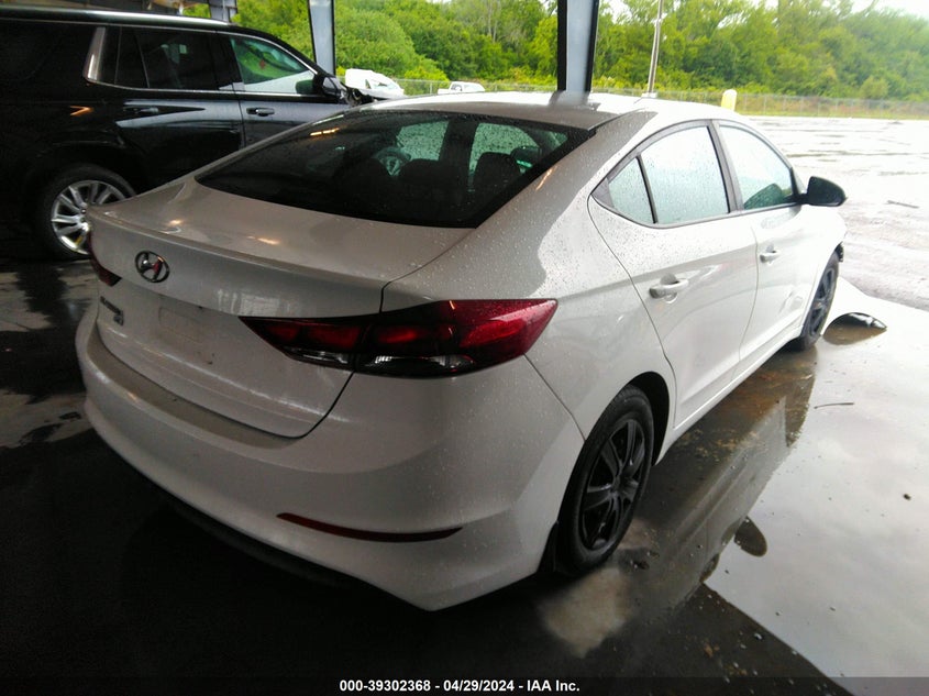 VIN 5NPD74LF6JH307522 2018 HYUNDAI ELANTRA SE