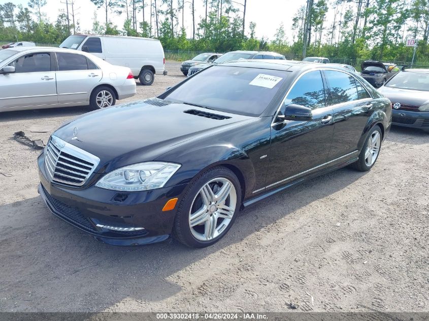 WDDNG7DBXCA455819 | 2012 MERCEDES-BENZ S 550