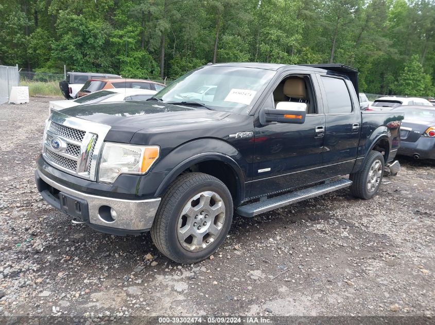 2011 Ford F-150 Lariat VIN: 1FTFW1ET7BFC02206 Lot: 39302474