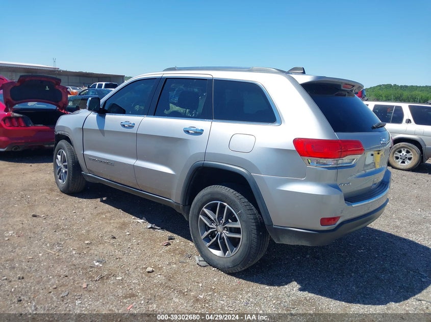 VIN 1C4RJFBG5JC128865 2018 JEEP GRAND CHEROKEE LIMITED 4X4