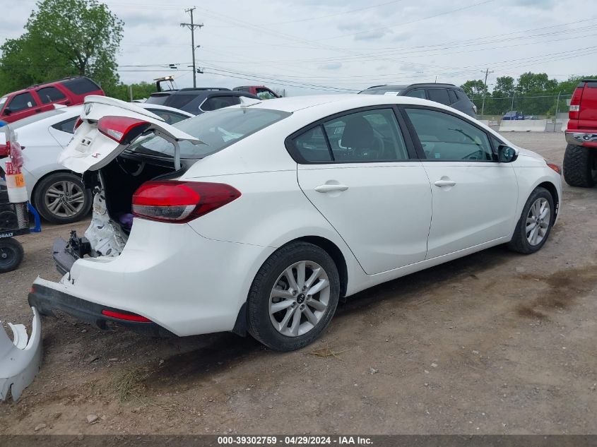 2017 Kia Forte S VIN: 3KPFL4A70HE111624 Lot: 39302759