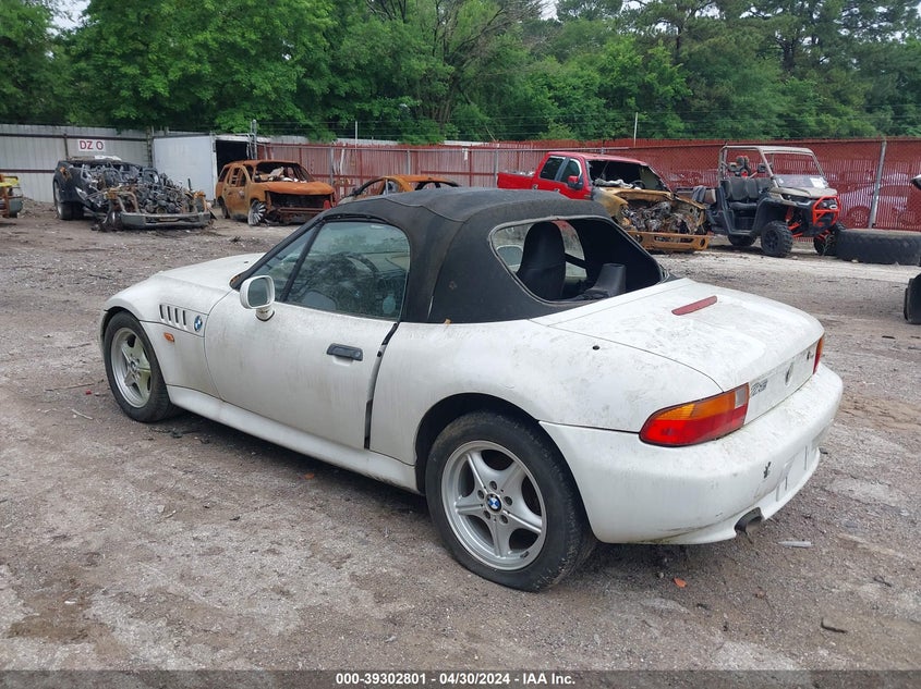 1996 BMW Z3 1.9 VIN: 4USCH732XTLB74461 Lot: 39302801