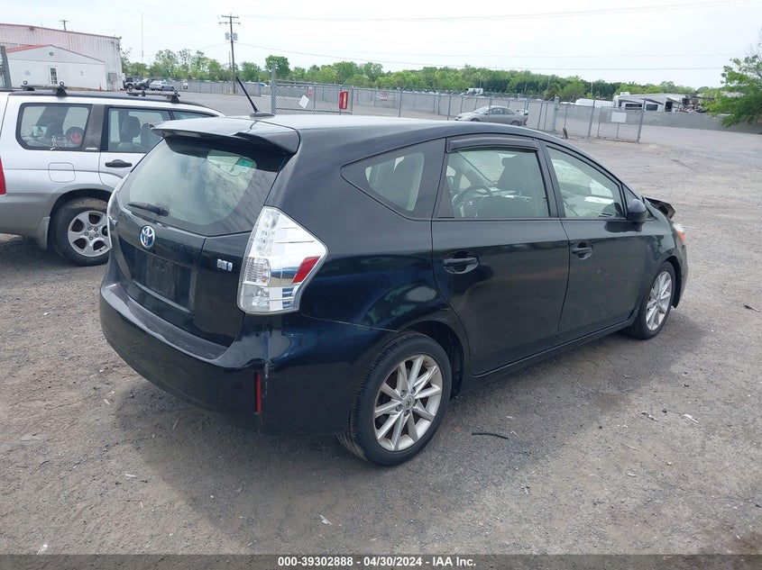 2014 Toyota Prius V Five VIN: JTDZN3EU4E3298905 Lot: 39302888