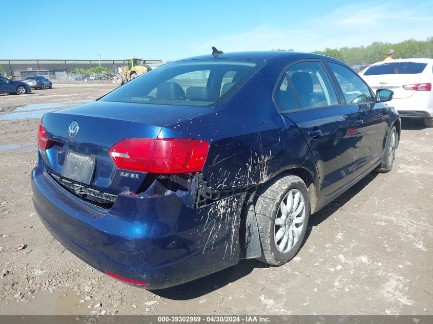 2011 Volkswagen Jetta 2.5L Se VIN: 3VWDZ7AJ8BM013633 Lot: 39302969