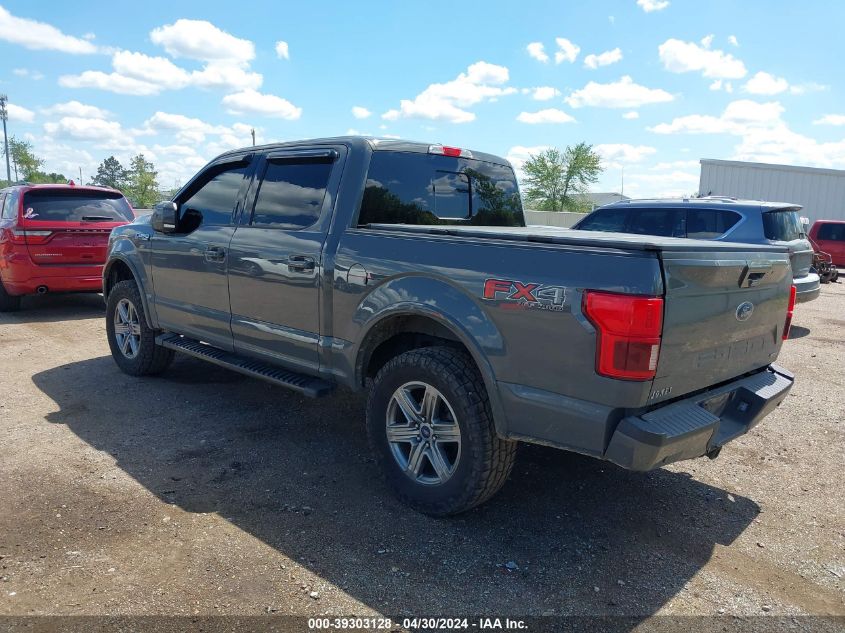 2018 Ford F-150 Lariat VIN: 1FTEW1EGXJFE19987 Lot: 39303128