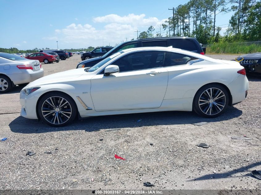 2018 Infiniti Q60 3.0T Luxe VIN: JN1EV7EK6JM343029 Lot: 39303167